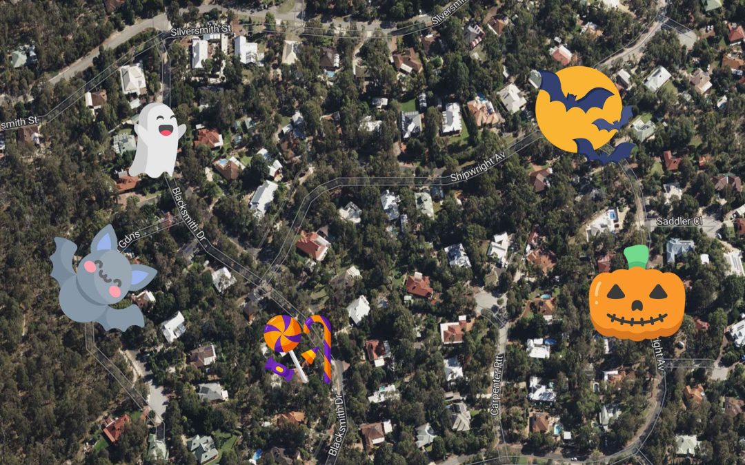 Trick or Treat Trail Map